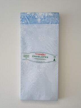 2/$15 Winter Wonderland Envelopes 40 Ct Geographics 071064488165 #48816